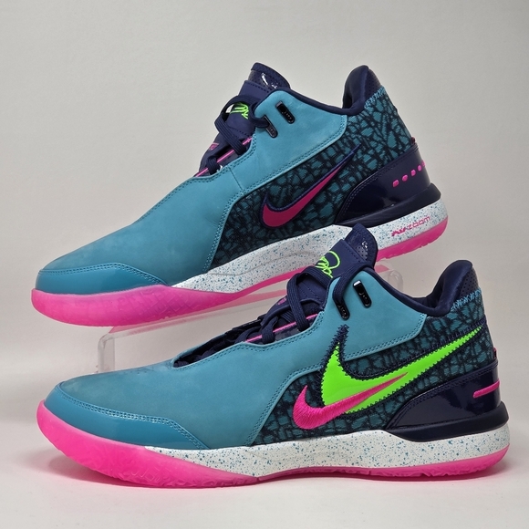 Nike Zoom Lebron NXXT Gen Miami South Beach Sneakers Men's Size 12.5 FJ1566-300 - Picture 3 of 9